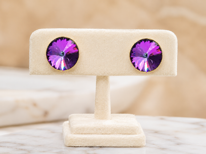Aurora Prism CZ Stud Earrings