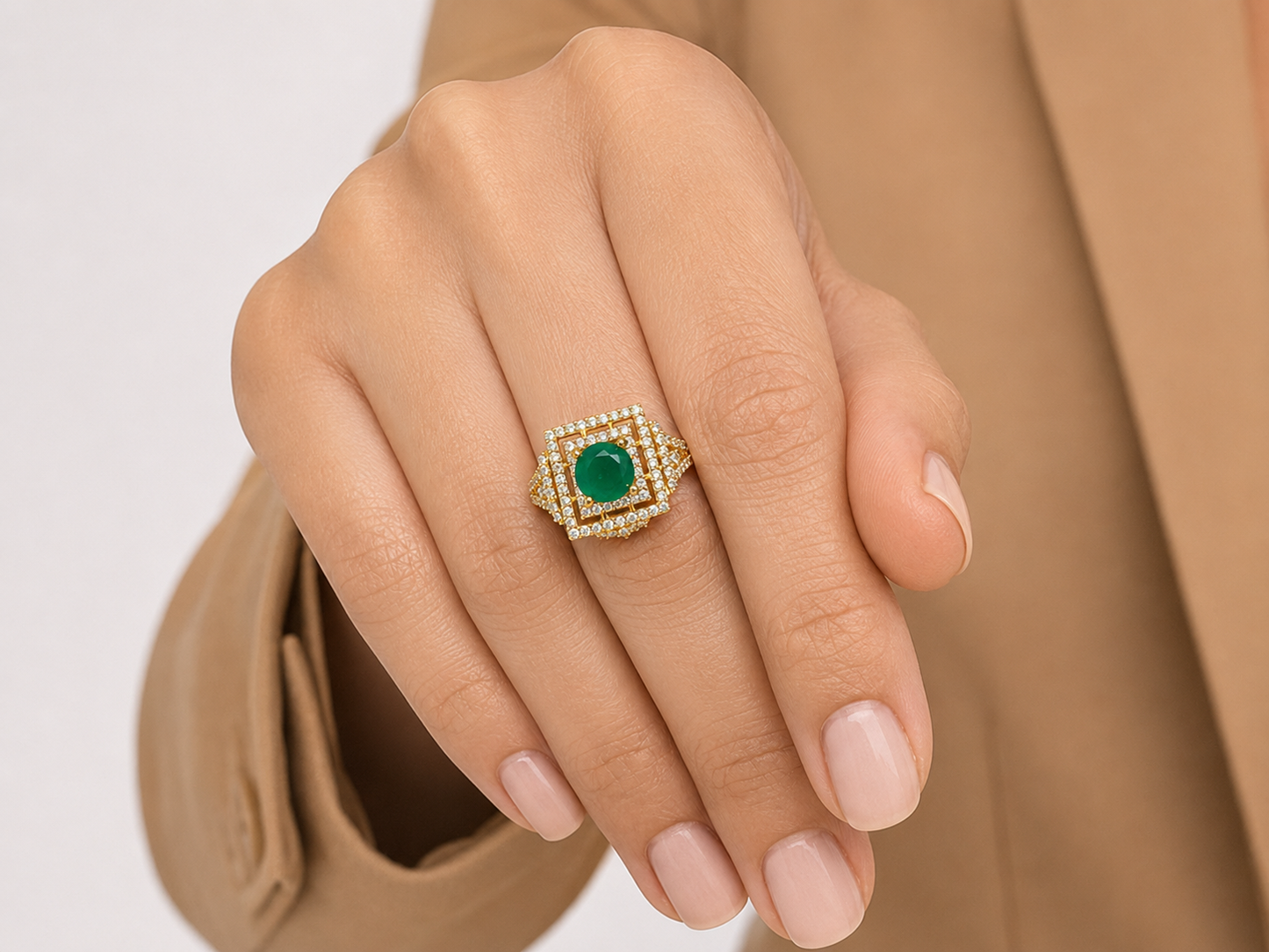 AD Designer Cocktail Ring