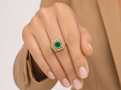 AD Designer Cocktail Ring