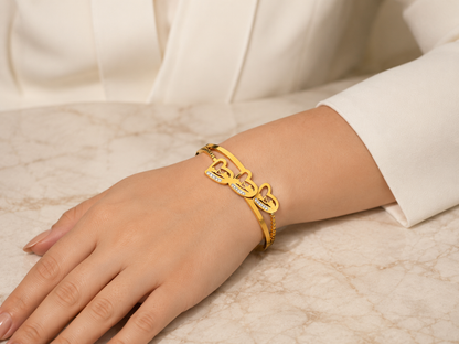 Triple Heart Sparkle Bracelet